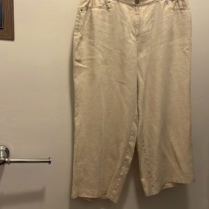 Wide leg pant size L,